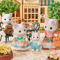 Sylvanian Families Latte Cat Family Toy Playset for Ages 3 and Up, alternate view