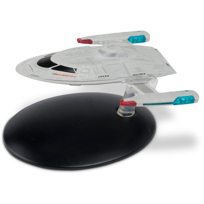 U.S.S. Enterprise NCC-1701-E Captain's Yacht (Cousteau) Starship Model Die Cast Ship (Star Trek), rear view