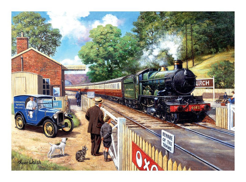Nostalgia Collection: Train Spotting 1000 Piece Jigsaw Puzzle - Image