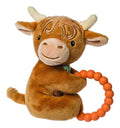 Mary Meyers Hetty Highland Cow Rattle - Image