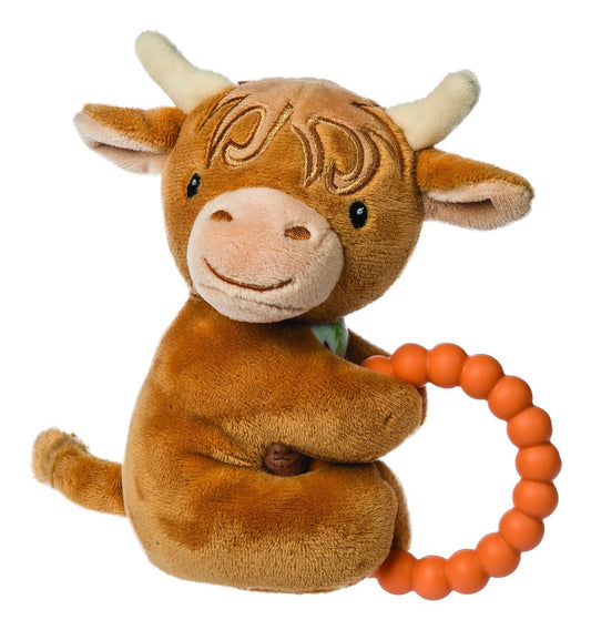 Mary Meyers Hetty Highland Cow Rattle - Image