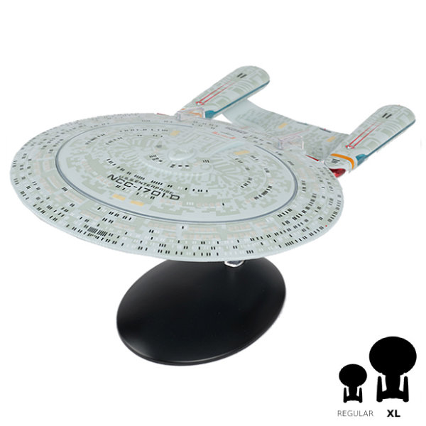U.S.S. Enterprise NCC-1701-D (Galaxy-class) XL EDITION Die-cast Model Ship (Eaglemoss / Star Trek)