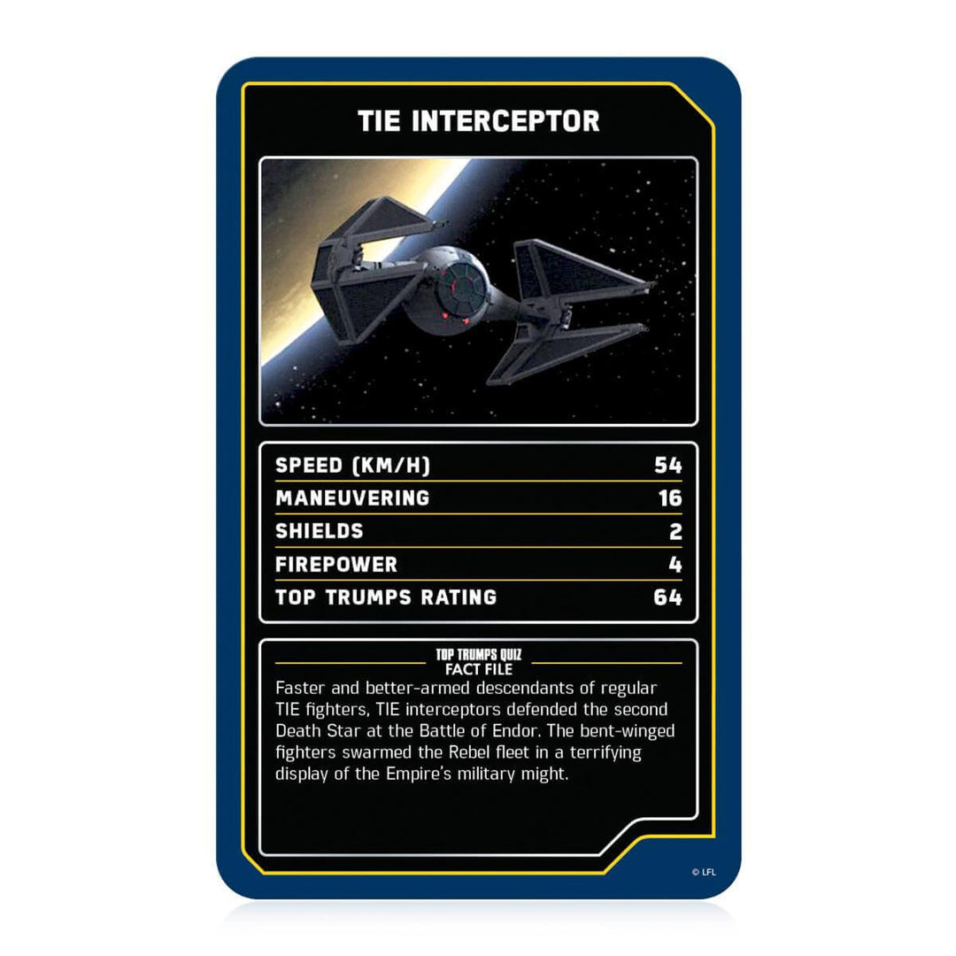 Top Trumps Specials Star Wars Starships