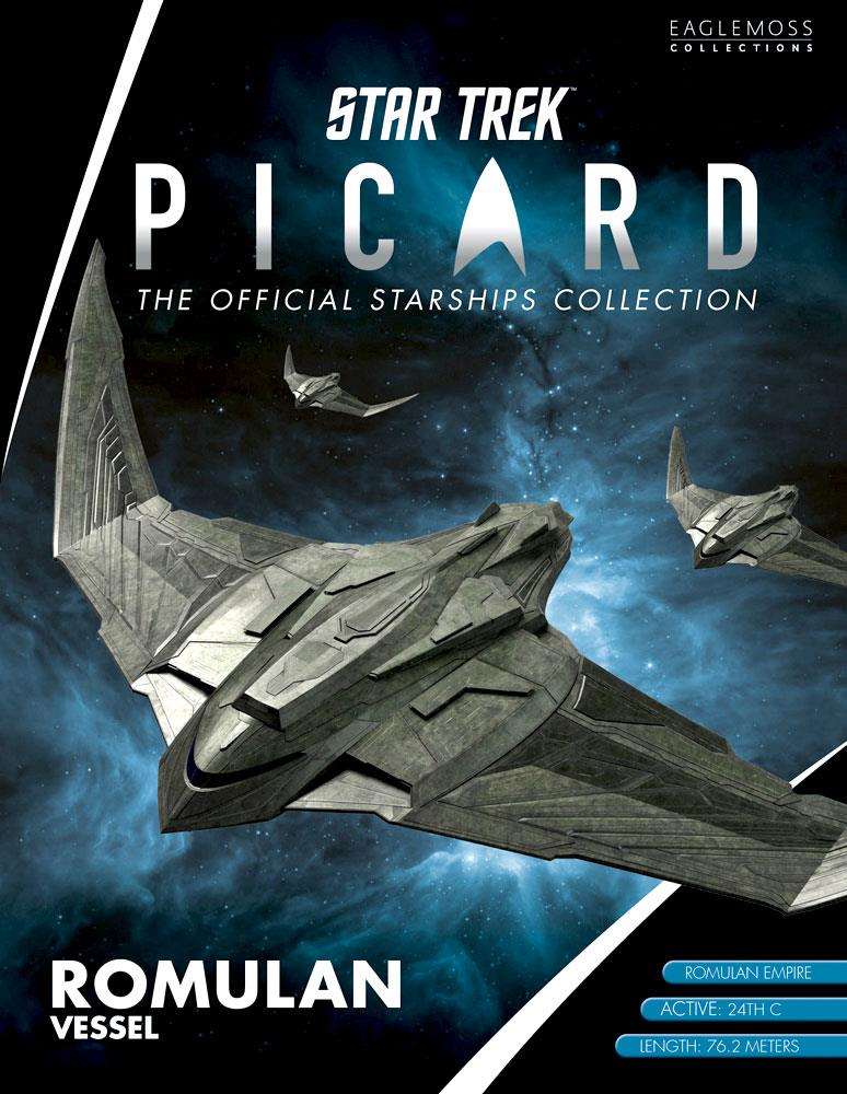 Romulan Bomber (Romulan Vessel) Model Diecast Ship Picard Universe (Eaglemoss / Star Trek), close-up detail