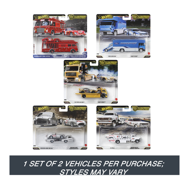 Hot Wheels Premium Team Transport Assortment: 2027 Mix 1 (Case of 4)