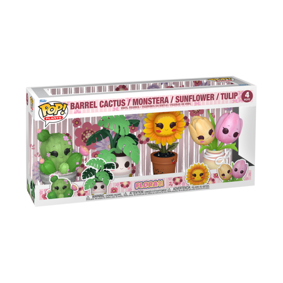 4-Pack - Plants - Flora Funko Pop! Vinyl Figures