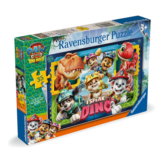 Paw Patrol 3 Dino Movie 35 Piece Jigsaw Puzzle