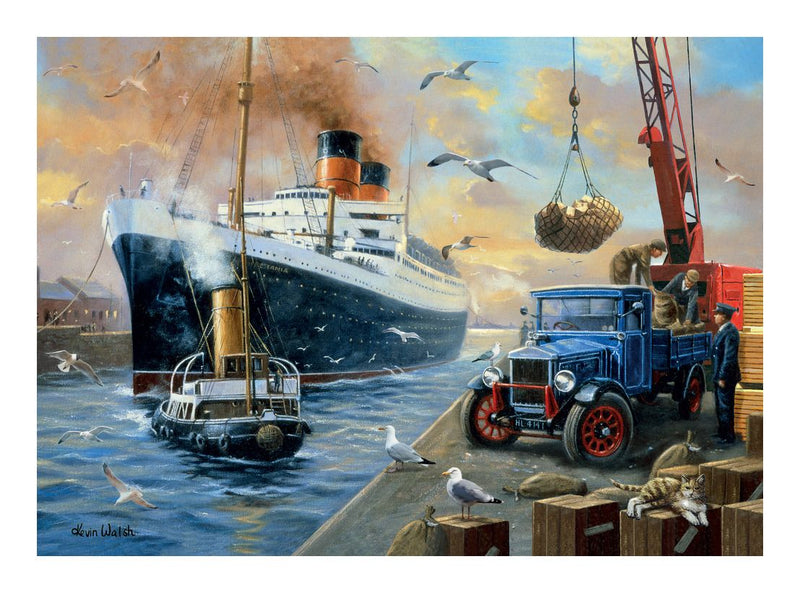 Nostalgia Collection: Entering Port 1000 Piece Jigsaw Puzzle - Image