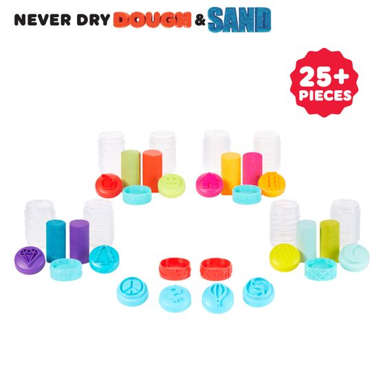 Wonder Factory Never Dry Dough & Sand Mega Box