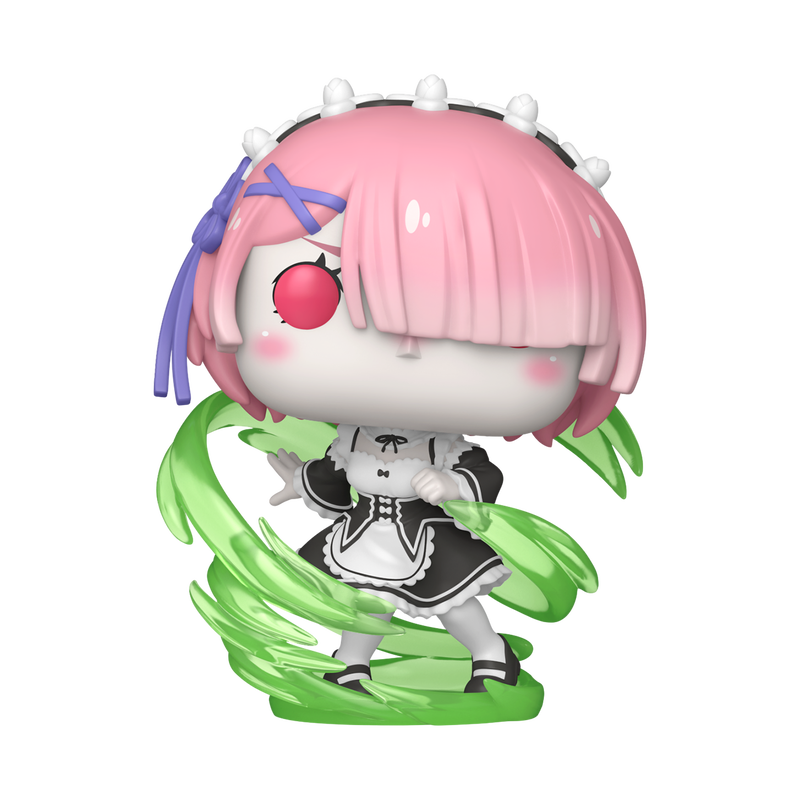 Pop! Vinyl (Exc) - re:ZERO - Ram (Wind Magic) (Glow)