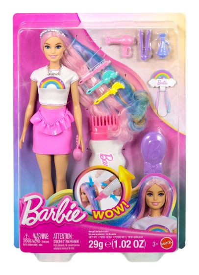 Barbie Rainbow Sparkle Hair Doll