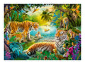 Tiger family in Oasis, 500pc