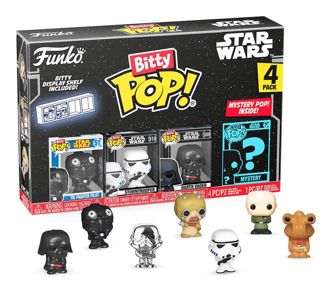 Bitty POP: Star Wars - Darth Vader 4 Pack