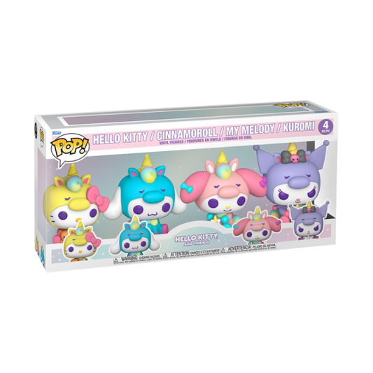 Pop! 4-Pack - Hello Kitty (Unicorn Outfit)