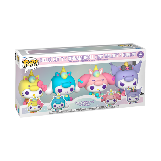 Pop! 4-Pack - Hello Kitty (Unicorn Outfit)