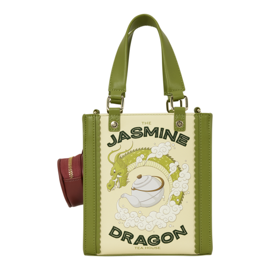 Loungefly - Avatar: The Last Airbender Jasmine Dragon Tote Crossbody Bag with Coin Bag