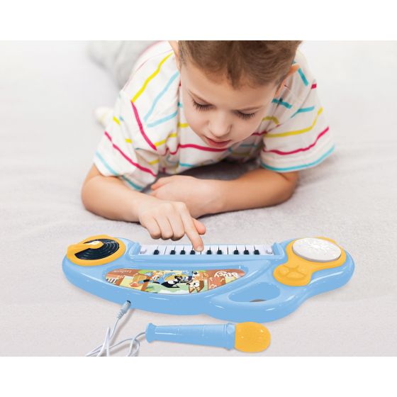 Bluey Fun Electronic Keyboard With Lights