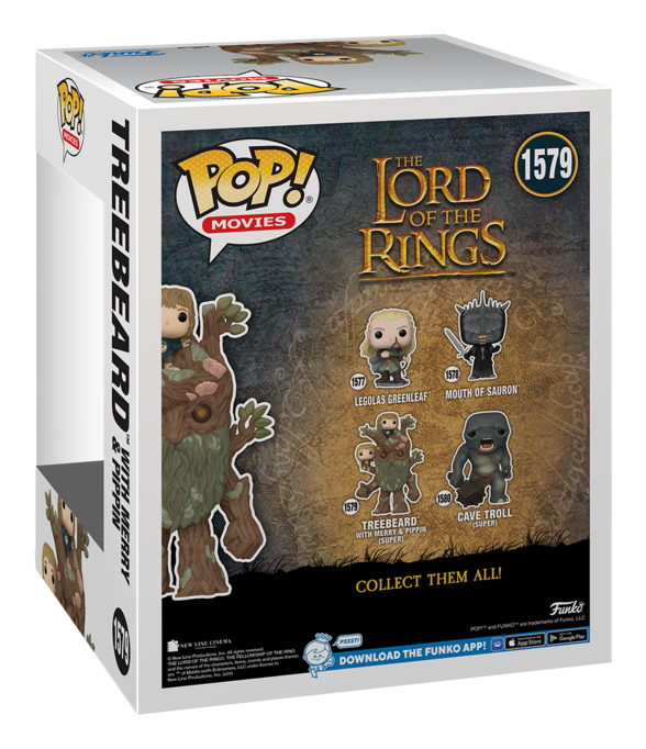 Pop! Super 6" - The Lord Of The Rings - Treebeard with Mary & Pip - Image