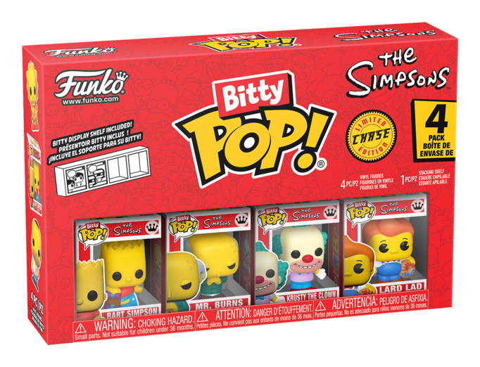 Bitty Pop! - The Simpsons - Bart 4 Pack - Image