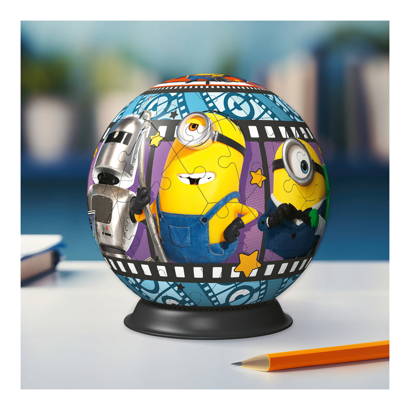 Minions 3 72 Piece 3D Puzzle Ball
