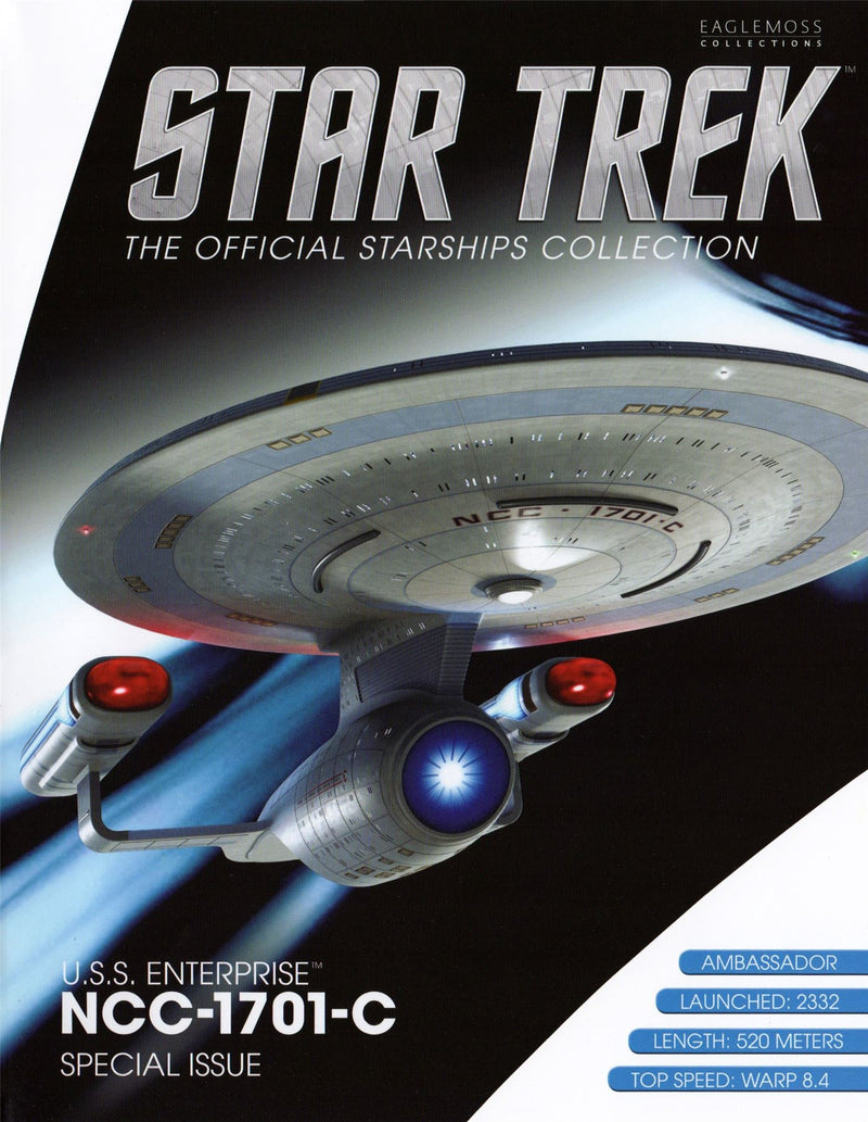 U.S.S. Enterprise NCC-1701-C XL EDITION Model Die Cast Ship (Eaglemoss / Star Trek), packaging shot