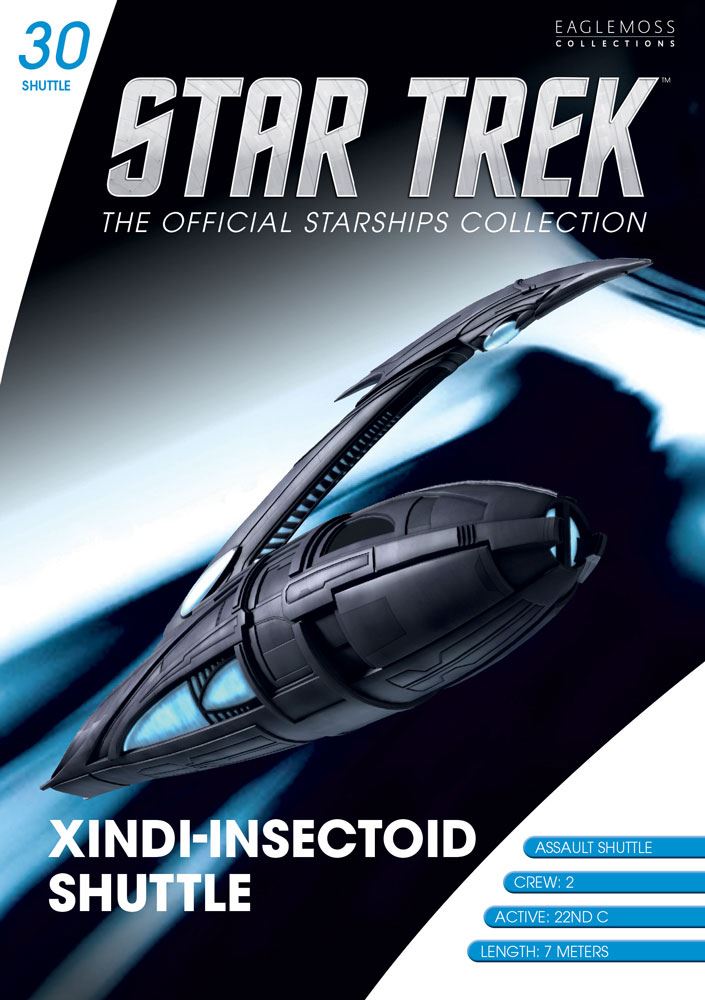 Xindi-Insectoid Shuttle Shuttlecraft Model Diecast Ship (Eaglemoss / Star Trek), alternate view