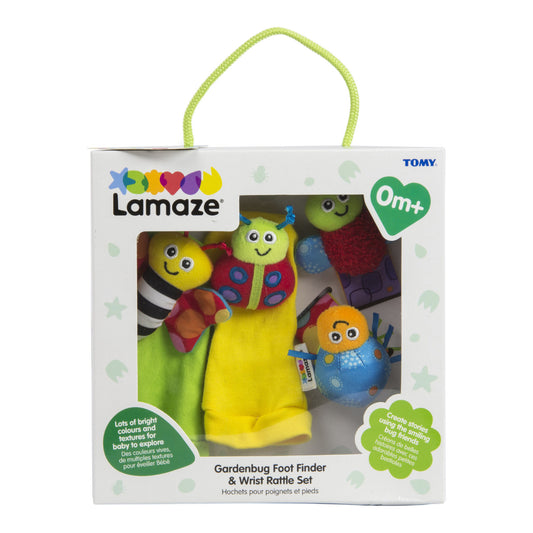 Lamaze Gardenbug Wrist Rattle Footfinder Set Lamaze Baby Toy