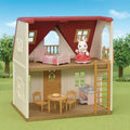 Sylvanian Families Red Roof Cosy Cottage Starter Home for Ages 3 & Up, side angle