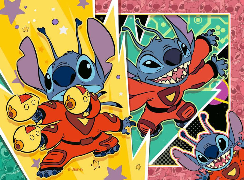 Disney Stitch 4 in a Box Jigsaw Puzzle