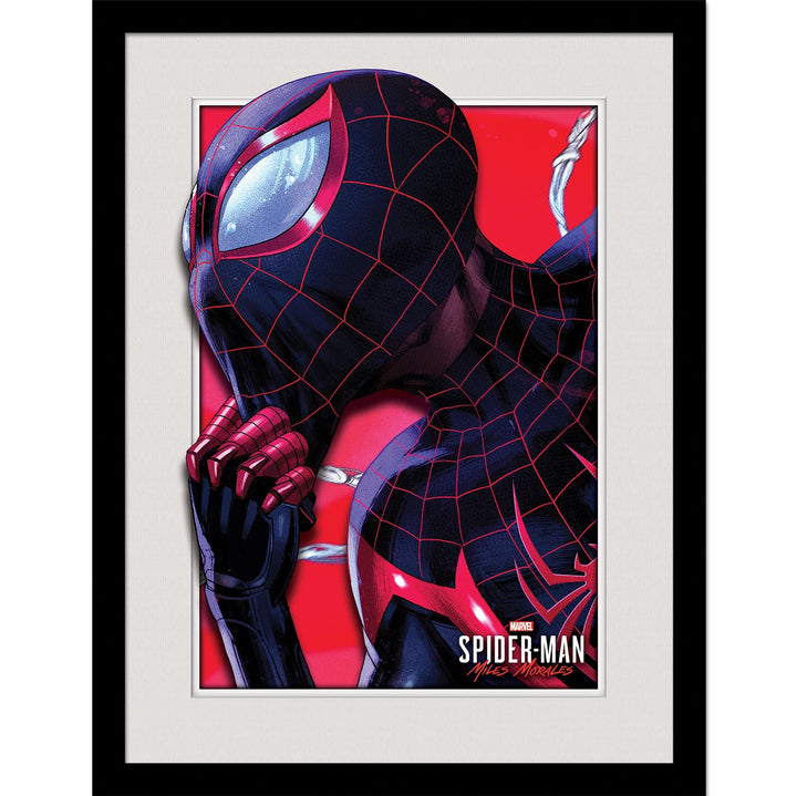 Marvel Miles Morales Breakout 3D Effect Framed 30 x 40 cm Collector Print