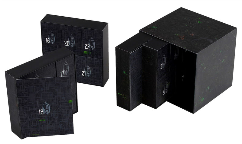 Eaglemoss STAR TREK Borg Cube Advent Calendar (STCAL001), alternate view