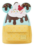 Loungefly Mickey & Minnie Ice Cream Mini Backpack