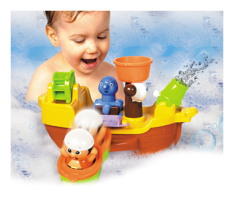 Toomies Pirate Ship Fun Bath Toy for Kids
