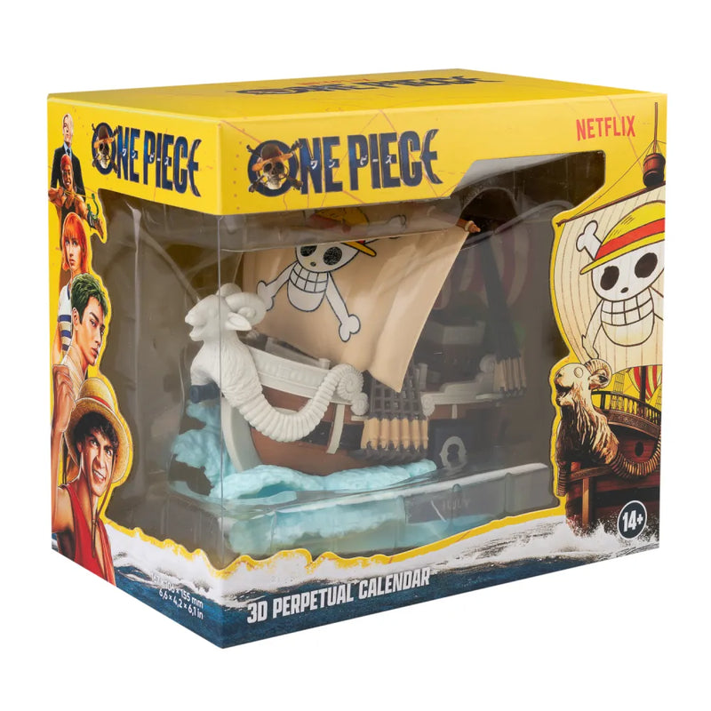 3D Netflix One Piece Going Merry Perpetual Calendar
