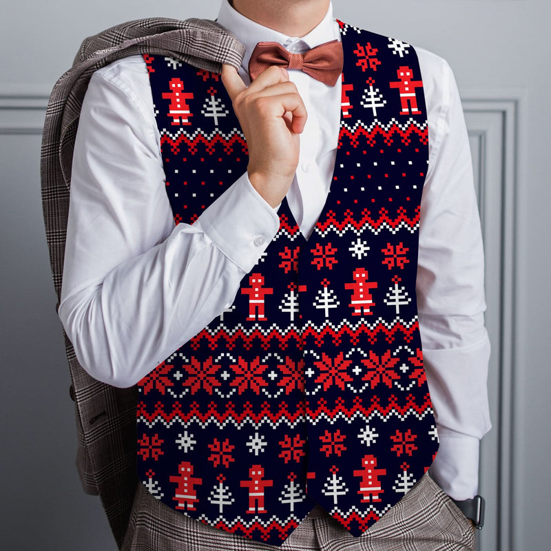 Christmas Food Xmas Jumper - Novelty Costume Fancy Dress Waistcoat ( 4 sizes available ), alternate view
