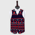 Christmas Food Xmas Jumper - Novelty Costume Fancy Dress Waistcoat ( 4 sizes available ), close-up detail