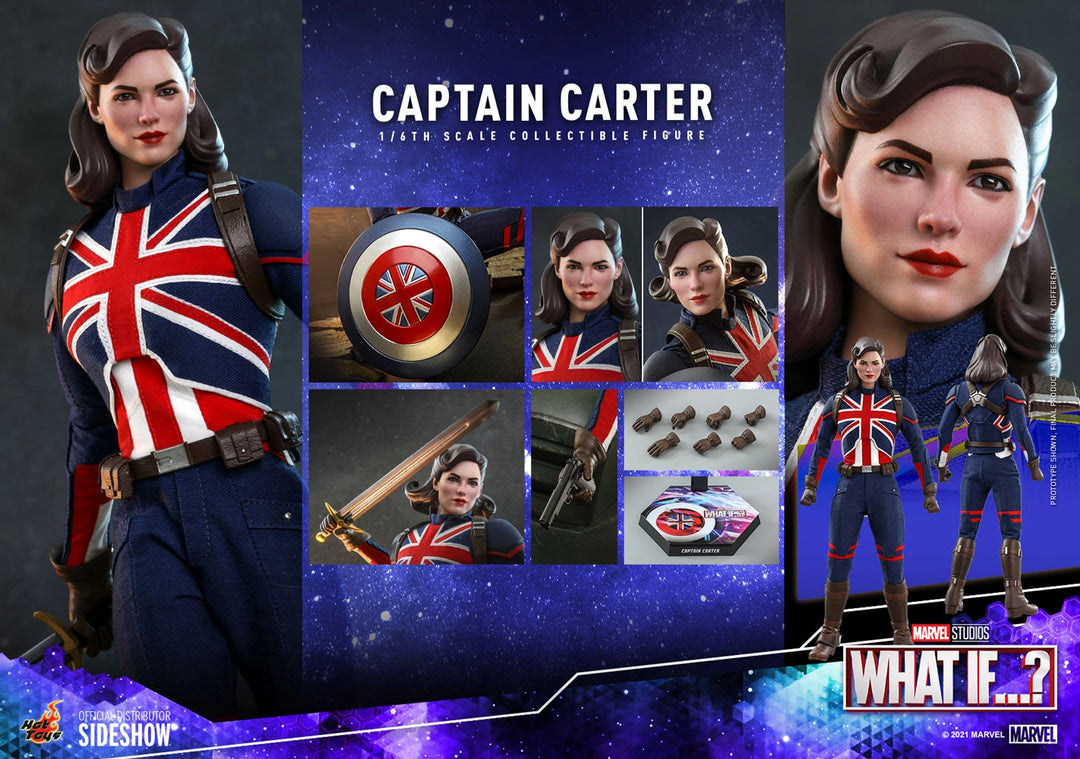Hot Toys Marvel What If...? Captain Carter 1/6 Scale Figure