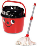 CASDON HENRY MOP AND BUCKET Fun Cleaning Role Play Toy for Kids (Ages 3+), rear view