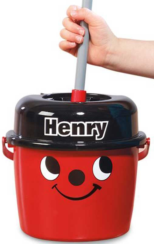 CASDON HENRY MOP AND BUCKET Fun Cleaning Role Play Toy for Kids (Ages 3+), alternate view