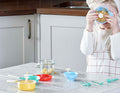 Casdon Pan Set – Pastel Toy Kitchen Cookware for Pretend Play (Ages 3+), close-up detail
