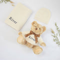CASHMERE AND TEDDY GIFT SET - IVORY, alternate view
