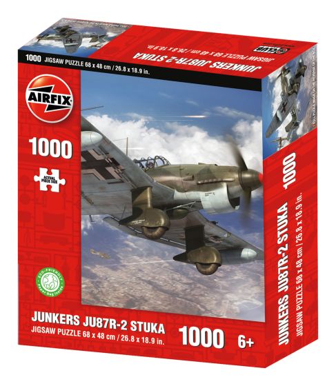 Airfix Junkers JU87R 2 Stuka 1000 Piece Jigsaw Puzzle
