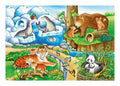 Time at the Zoo 2x 12 Piece Jigsaw Puzzle - Image