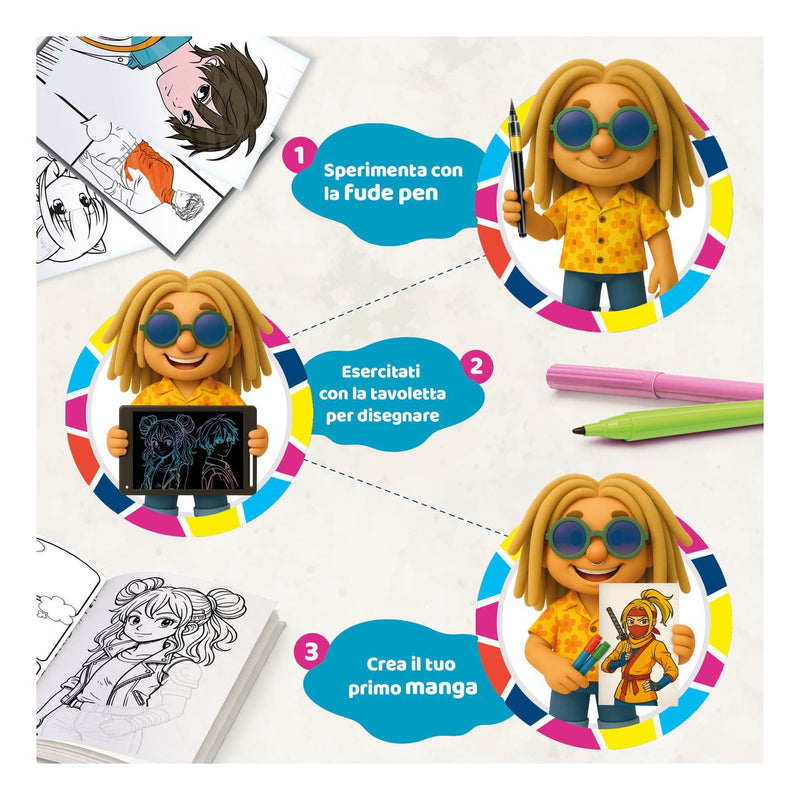 Kids Art Manga Creative Drawing Set - Image
