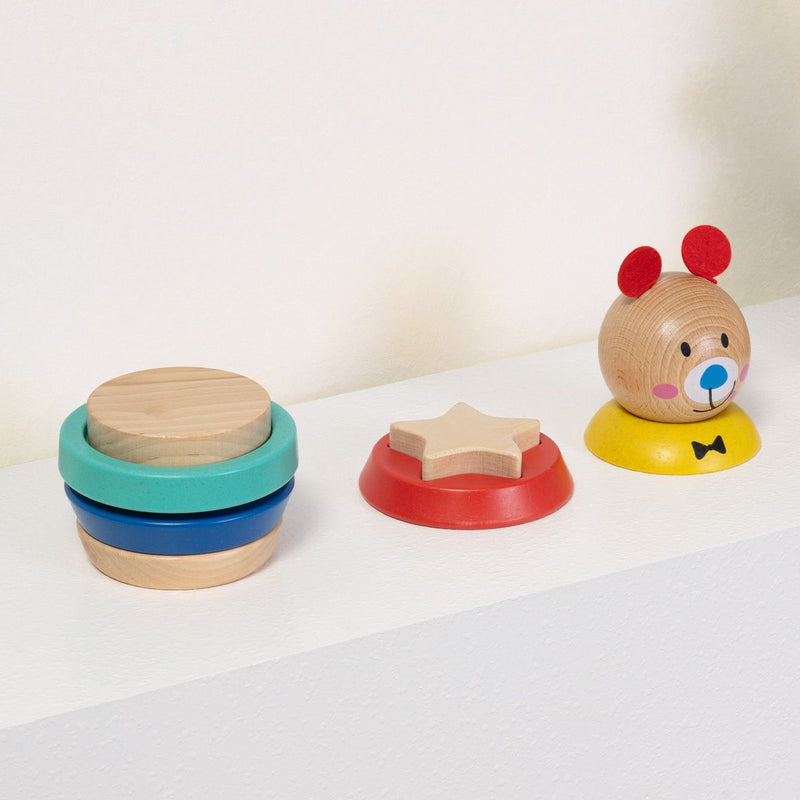 Wooden Bear Shape Tower