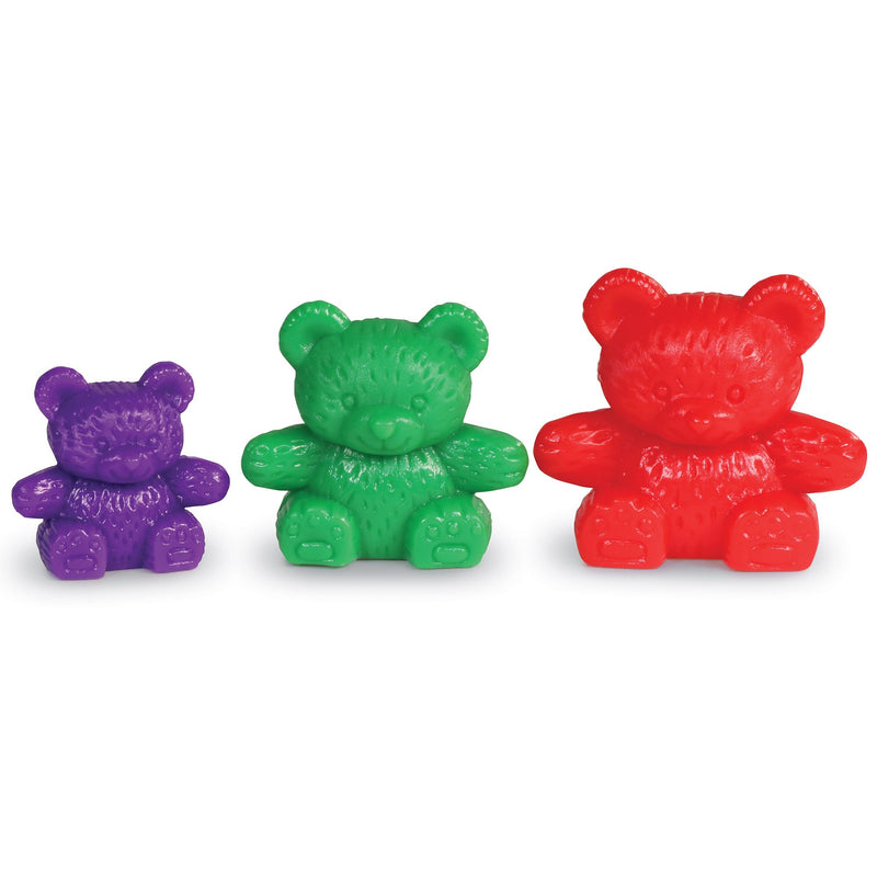 Three Bear Family Rainbow Counters, Set of 96 - Image