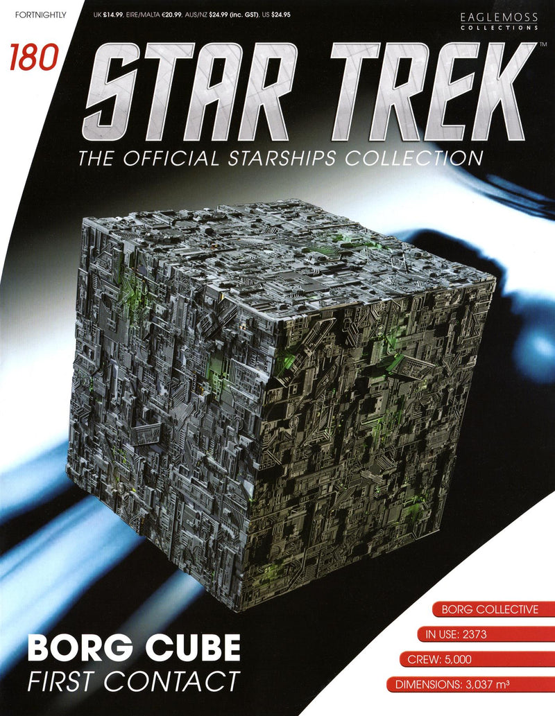 Borg Cube (First Contact) Model Die Cast Ship (Eaglemoss / Star Trek), additional view