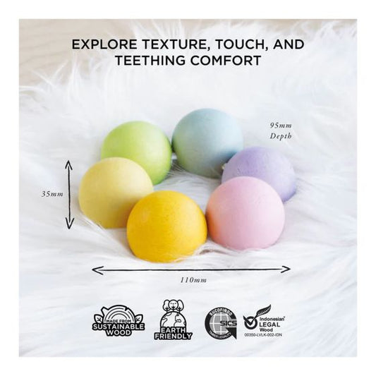LTV Teething Wooden Beads