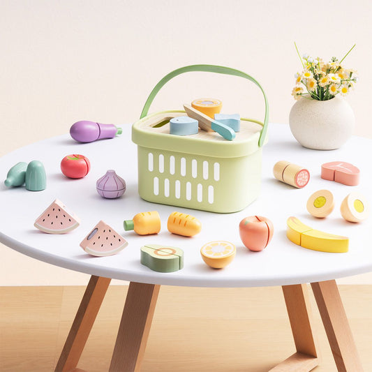 Wooden Cutting Food Set