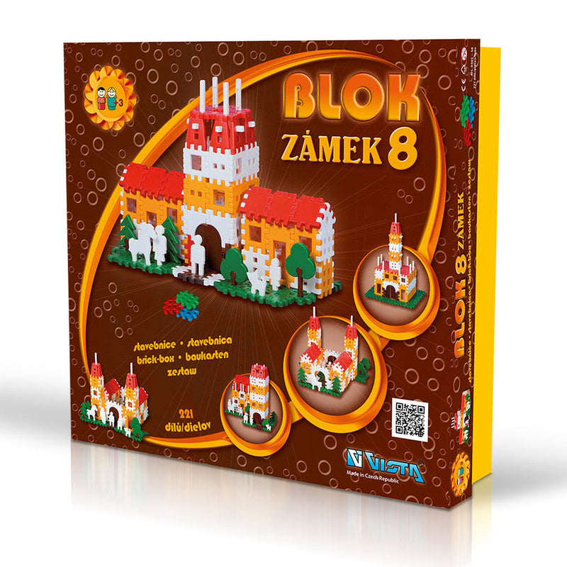 Vista Block 8 Castle Construction Set (221 Pieces) - Image 2